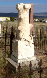 Austin NV cemetery Masonic Watt marker 1