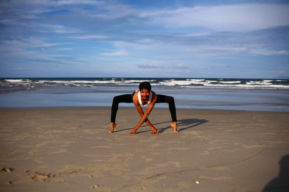 Meditation symbol body photo