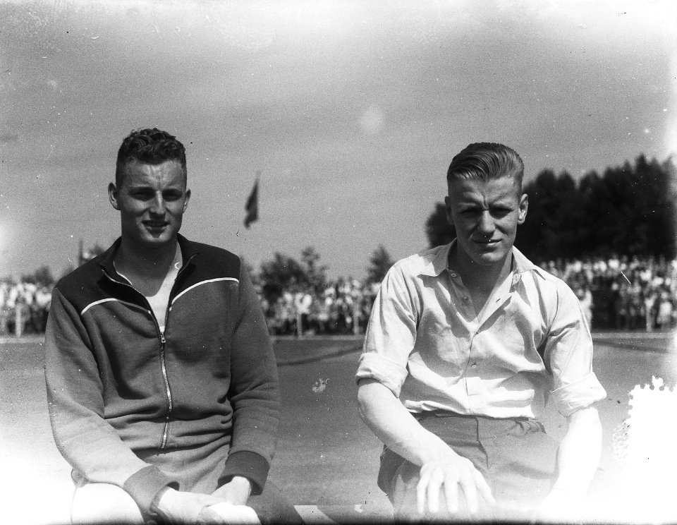 Athletiekwedstrijden Rotterdam. Lammers en Saat, Bestanddeelnr 905-1902