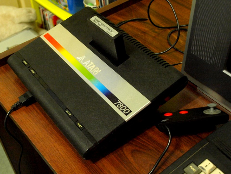 Atari 7800 with Cartridge 2