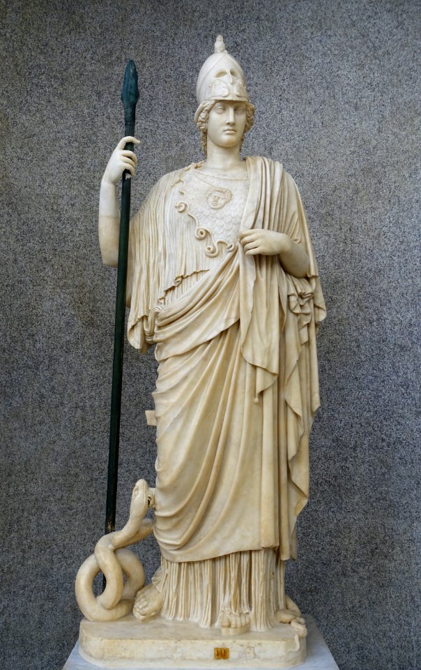 Athena Giustiniani - Braccio Nuovo, Museo Chiaramonti - Vatican Museums - DSC00910
