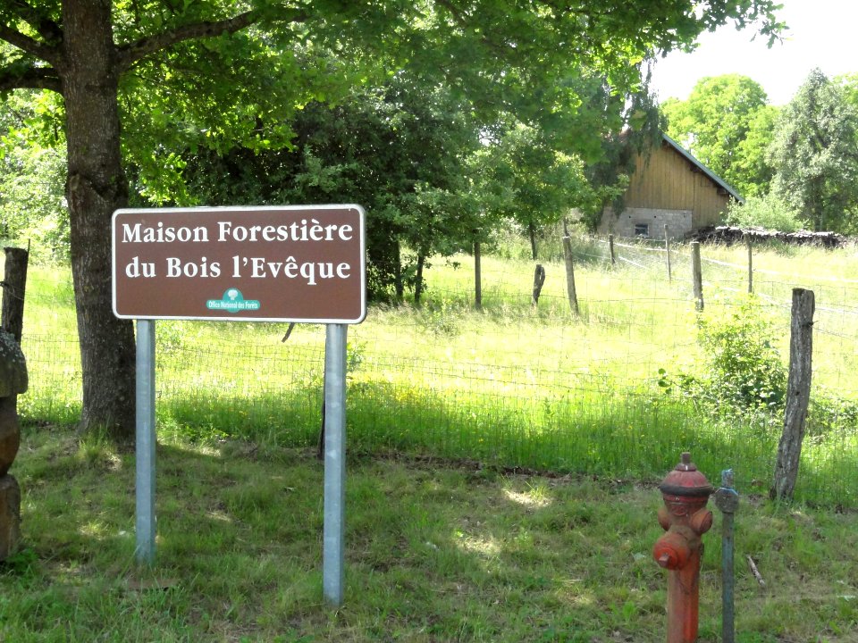 Assenoncourt (Moselle) maison forestière du Bois l'Évêque