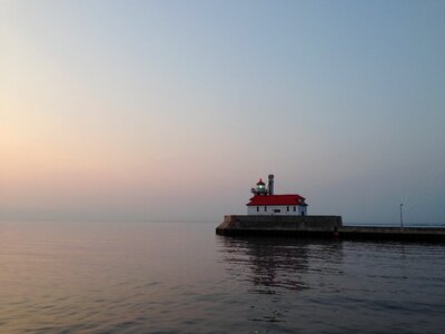 Lake superior lake harbor photo