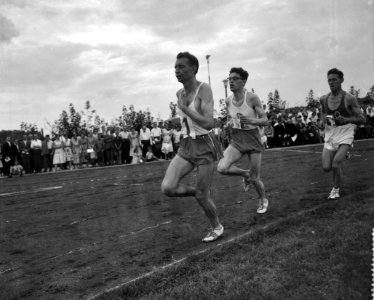 Athletieklandenwedstrijd Nederland tegen Belgie in Maastricht, Bestanddeelnr 909-7704