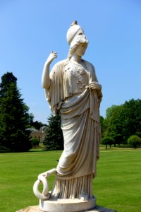 Athena Giustiniani (copy), mid 1800s, marble - Wrest Park - Bedfordshire, England - DSC08273
