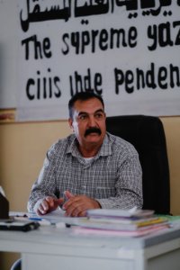 At the office in June of 2019 of Shingal's Independent Supreme Council of Ezidis 03