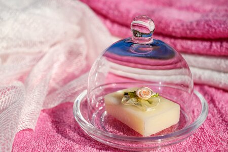 Scented soap scent of roses body care photo