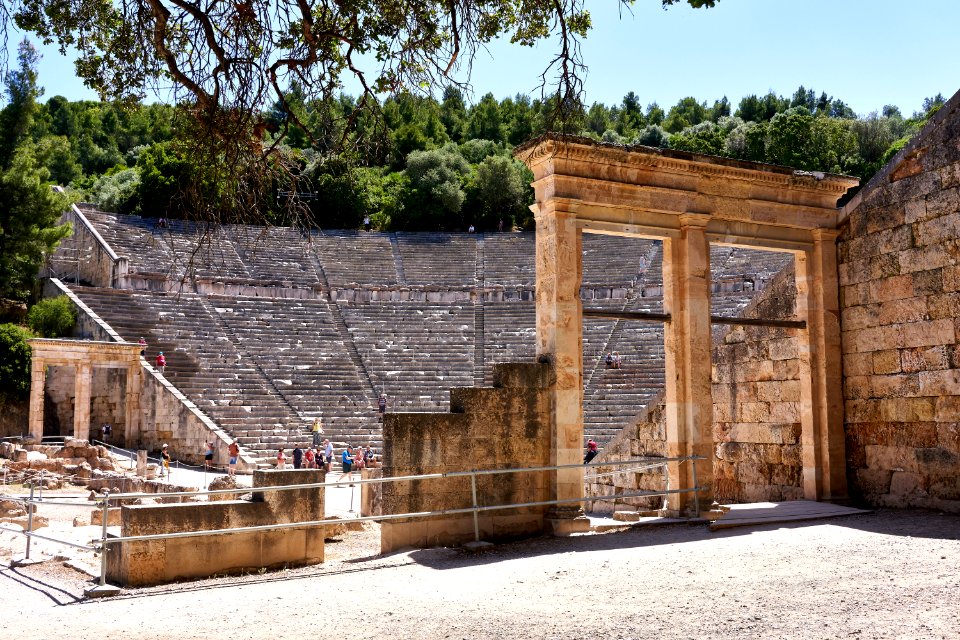 At the Great Theatre of Epidaurus on 23 May 2019