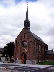 Assevent (Nord, Fr) église, façade