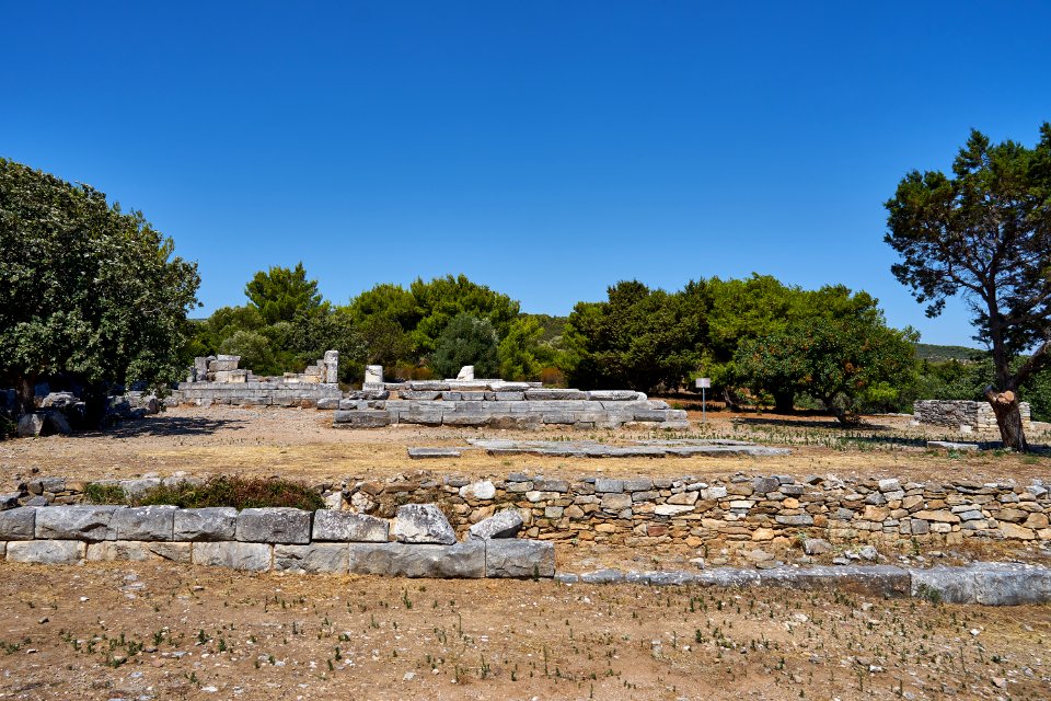 At the Sanctuary of Nemesis in Rhamnus on July 22, 2020