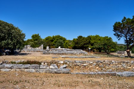 At the Sanctuary of Nemesis in Rhamnus on July 22, 2020