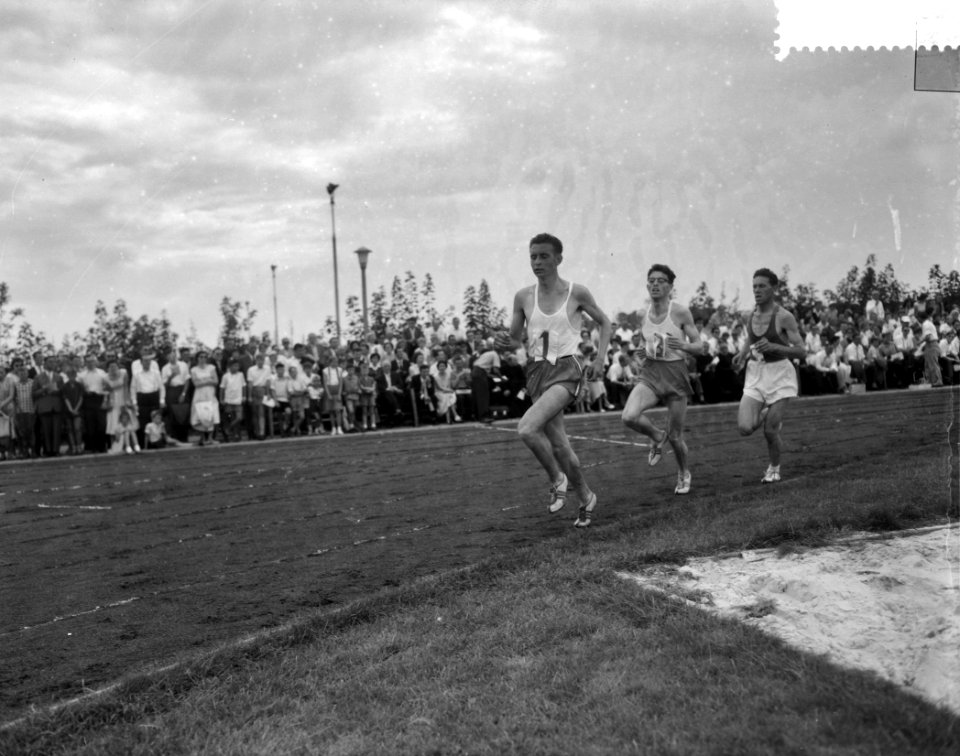 Athletieklandenwedstrijd Nederland tegen Belgie in Maastricht, Bestanddeelnr 909-7703