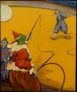 At the Circus, by Louis Anquetin, 1887, pastel on board - Montreal Museum of Fine Arts - Montreal, Canada - DSC08850