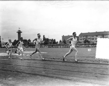 Athletiek Nederland tegen Zwitserland te Rotterdam, Bestanddeelnr 905-8309