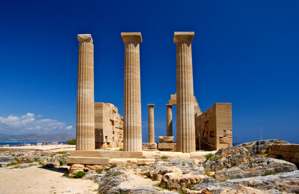 Athena Lindos temple