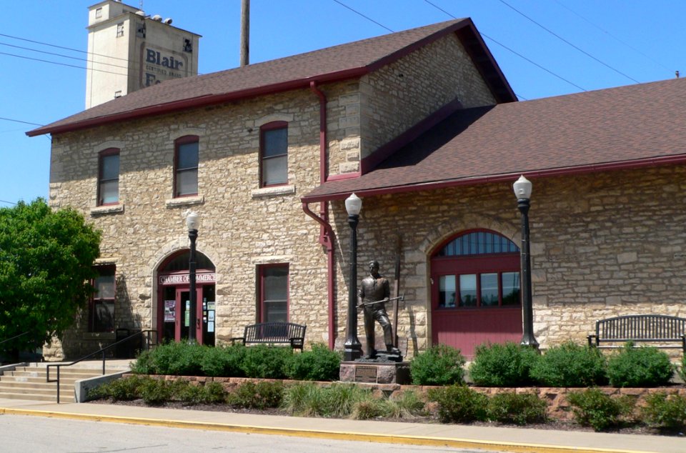 Atchison, Kansas Santa Fe depot W end 2