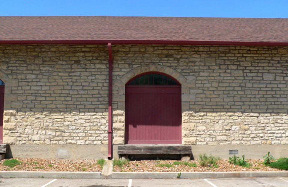 Atchison, Kansas Santa Fe depot S side detail 1