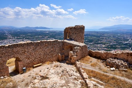 At the citadel of Argos (Larissa Castle) on September 5, 2020 photo