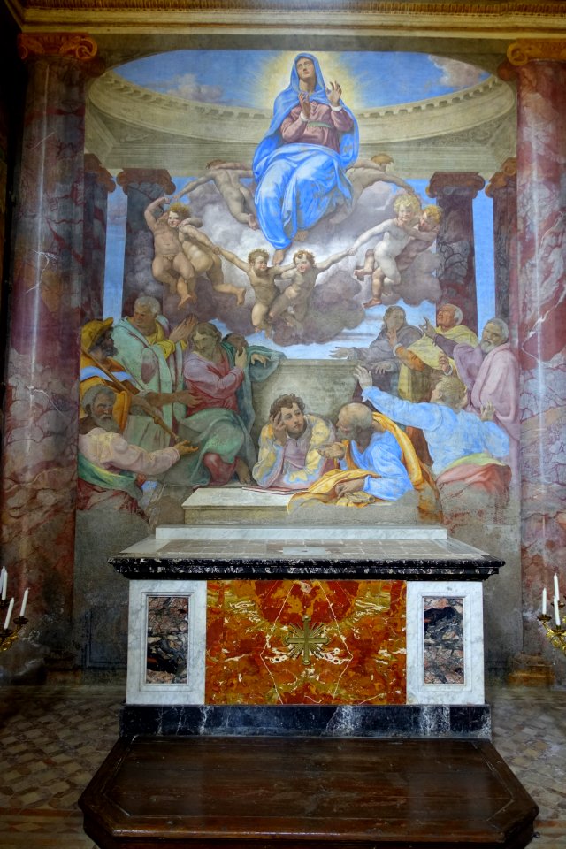 Assumption of the Virgin by Daniele da Volterra, 1548-1550 - Trinità dei Monti - Rome, Italy - DSC04524 photo