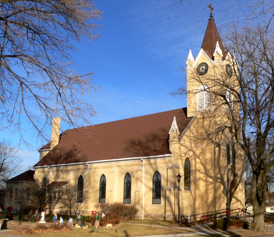 Assumption Church (Dwight, Nebraska) from SW 1