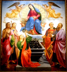 Assumption of the Virgin by Francesco Granacci, c. 1515, oil on wood - John and Mable Ringling Museum of Art - Sarasota, FL - DSC00549