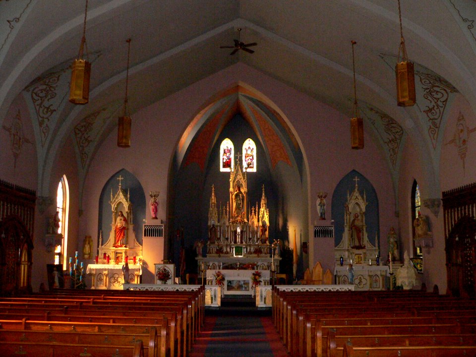 Assumption Church (Dwight, Nebraska) interior 1