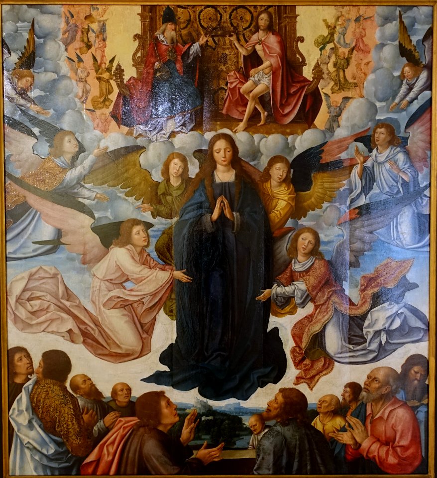 Assumption, altarpiece from the Mosteiro de Celas, Flemish, 1510-1525 - Museu Nacional de Machado de Castro - Coimbra, Portugal - DSC09977