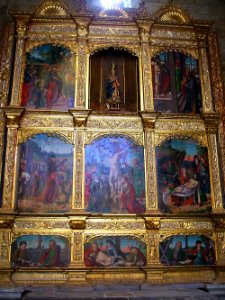 Astorga - Catedral 04 - retablo hispano-flamenco de San Miguel