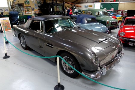 Aston Martin DB5 Convertible 1965 - Bentley Wildfowl and Motor Museum - Halland, East Sussex, England - DSC05827