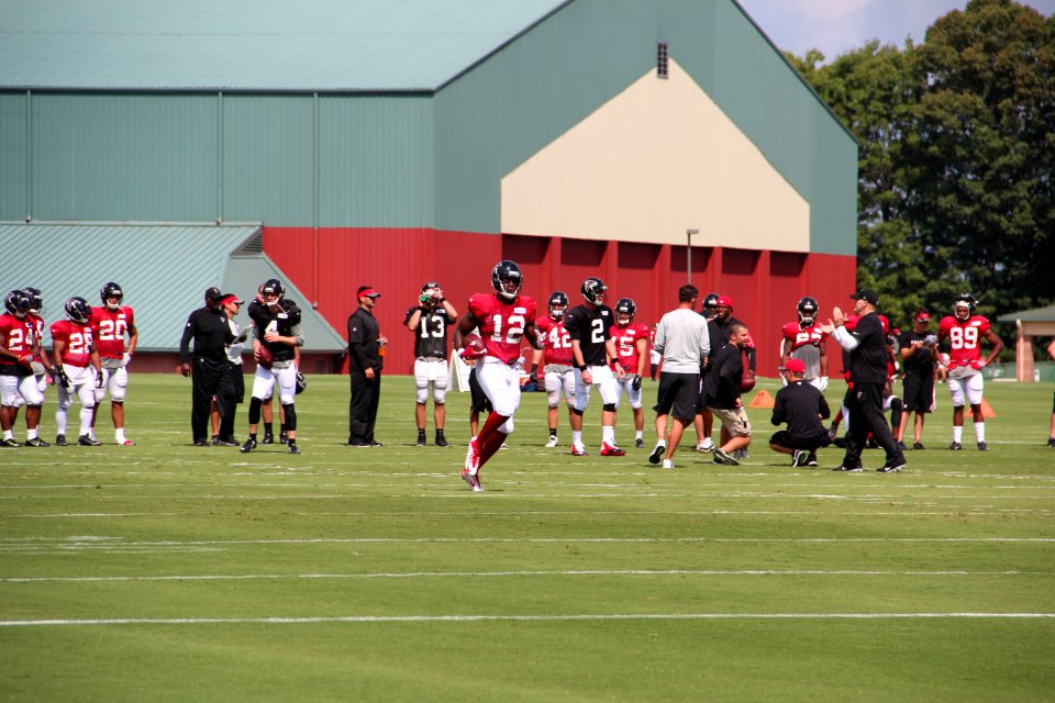 Atl Falcons training camp July 2016 IMG 7677 Sanu