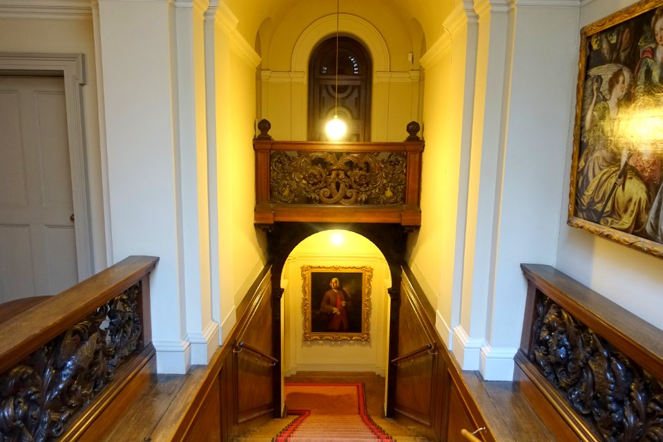 Attic stairway - Kingston Lacy - Dorset, England - DSC03678