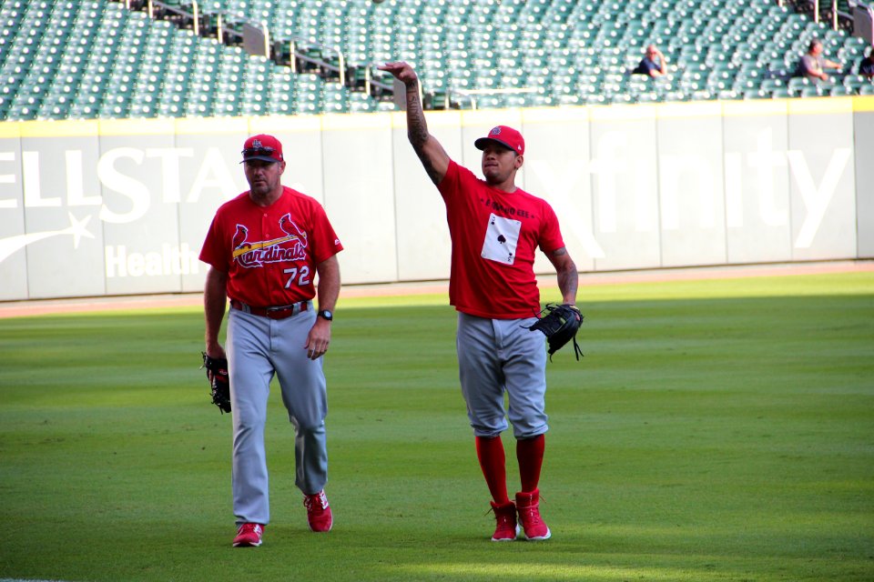 Atlanta Braves vs. St. Louis Cardinals, September 18, 2018 - Bryan Eversgerd and Carlos Martinez