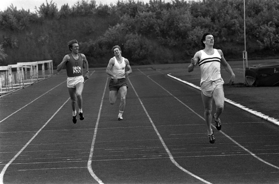 Atletiek-ontmoeting (vijf-kamp en tien-kamp) Nederland, Engeland en Denemarken o, Bestanddeelnr 926-4779