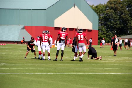 Atlanta Falcons training camp - receivers July 2016