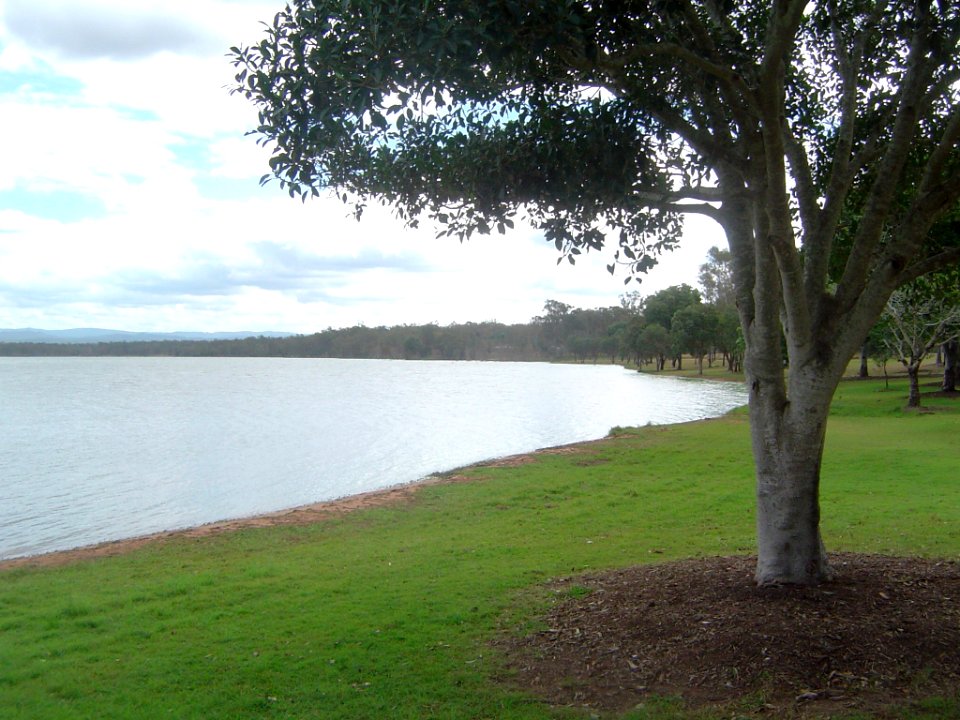 Atkinson Dam shoreline 3