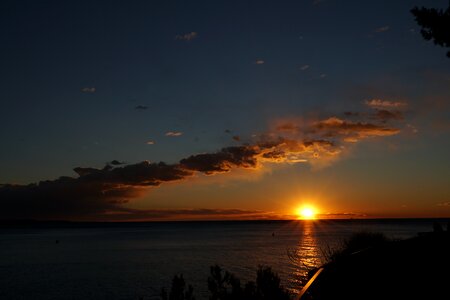 Sunset sunset sea abendstimmung photo