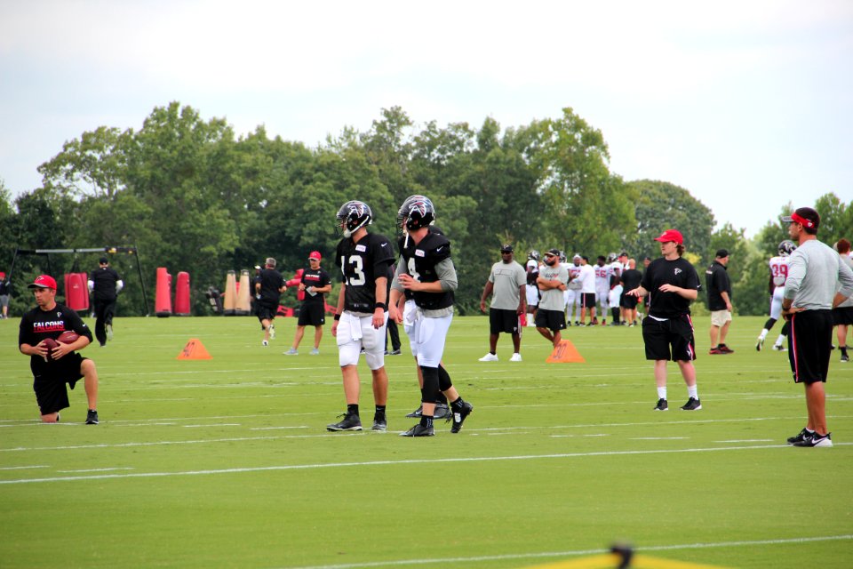 Atlanta Falcons training camp quarterbacks, July 2016
