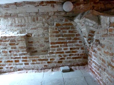 Astrakhan Dormition cathedral cellar wall