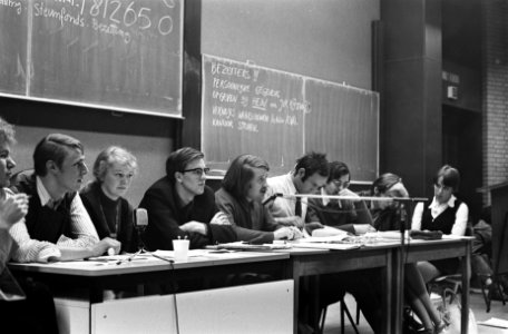 ASVA hield algemene ledenvergadering in Oudemanhuispoort, Amsterdam, o.a. over h, Bestanddeelnr 922-4881