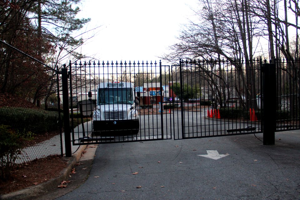 Atlanta Jewish Academy front gates, December 2017