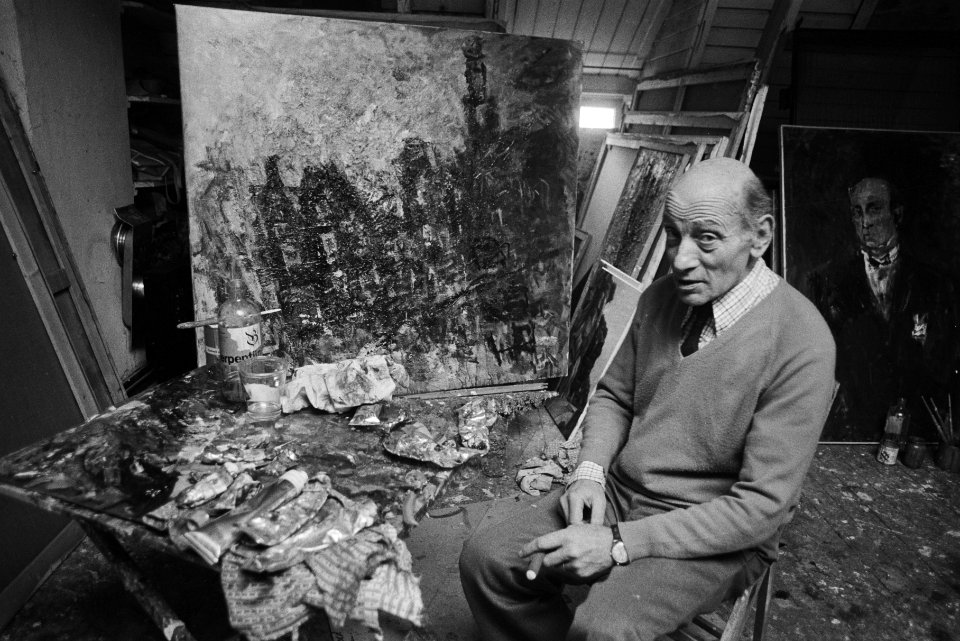 Ateliers, kunstschilders, Buytendijk, Anton, Bestanddeelnr 932-5265