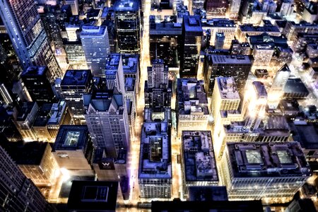 City cityscape lights