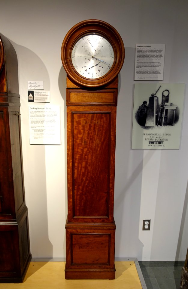 Astronomical regulator No. 137 by William Bond and Sons, Boston, c. 1855 - Putnam Gallery - Harvard University - DSC08017