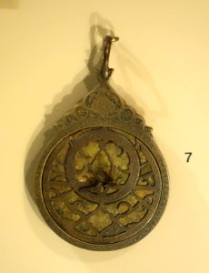 Astrolabe, Iran, undated, brass - Huntington Museum of Art - DSC04905