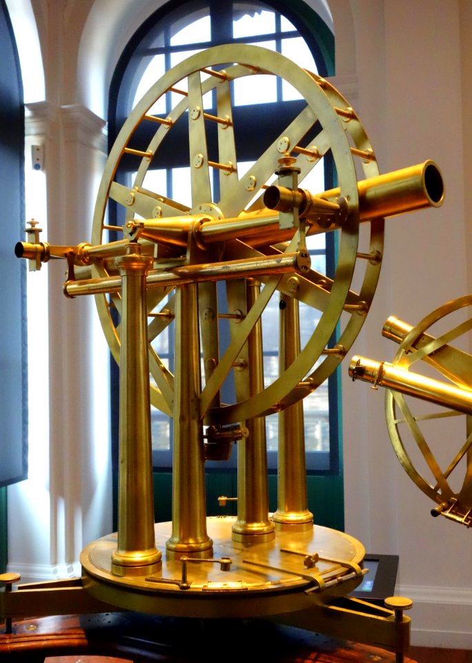 Astronomical circle, Edward Troughton, London, 1793 - Mathematisch-Physikalischer Salon, Dresden - DSC08123
