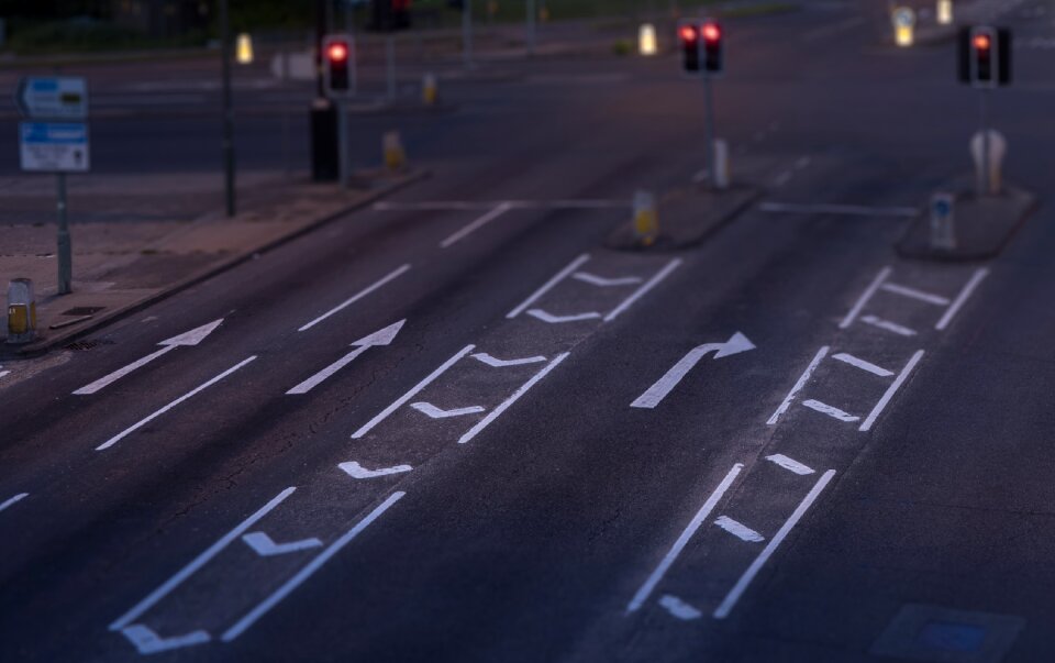 Road stoplights street