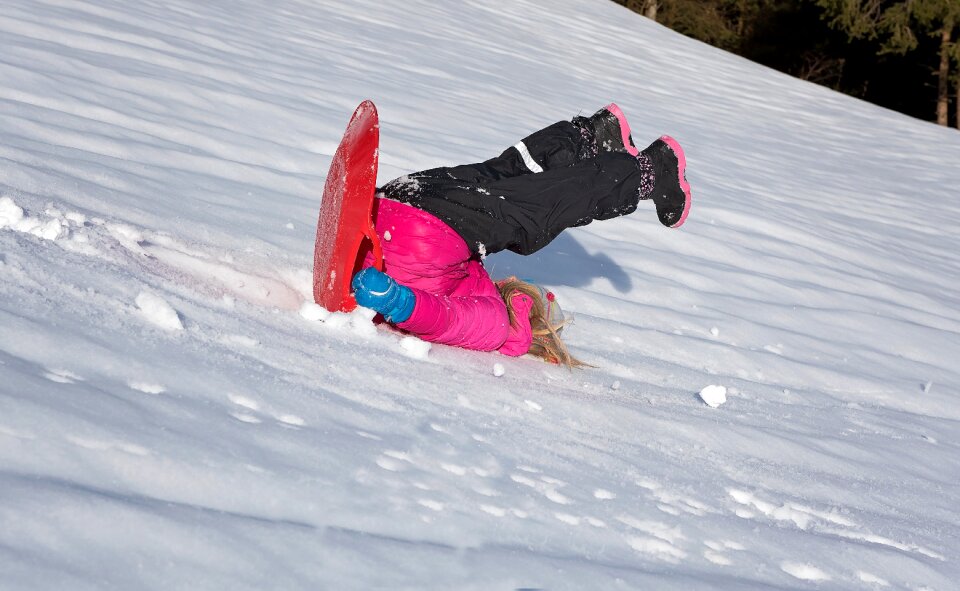 Ride on downhill down