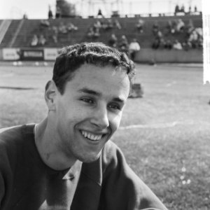 Atletiek om Europa Cup te Enschede voor heren, Fred van Herpen (kop), Bestanddeelnr 917-9036