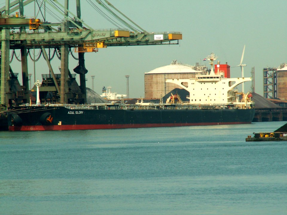 AZUL GLORY - IMO 9157612 - Callsign 3FFV9 p1, Mississippi harbour, Port of Rotterdam, Holland 04-Jul-2006