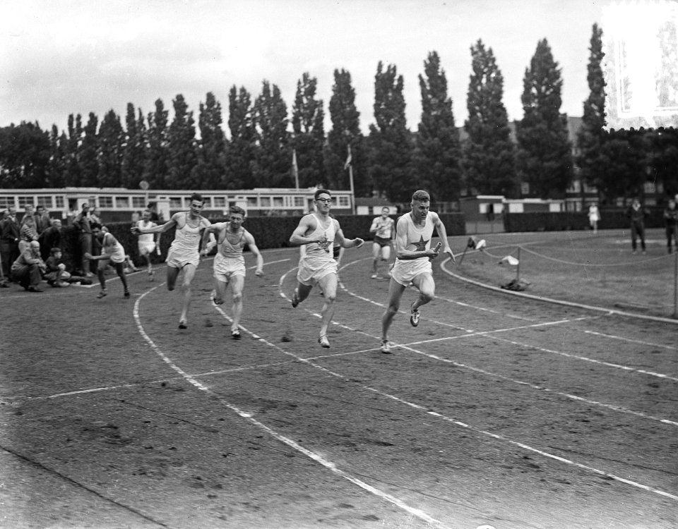 Atletiekwedstrijden om Prins Bernhard Beker Amsterdam, Bestanddeelnr 905-9010